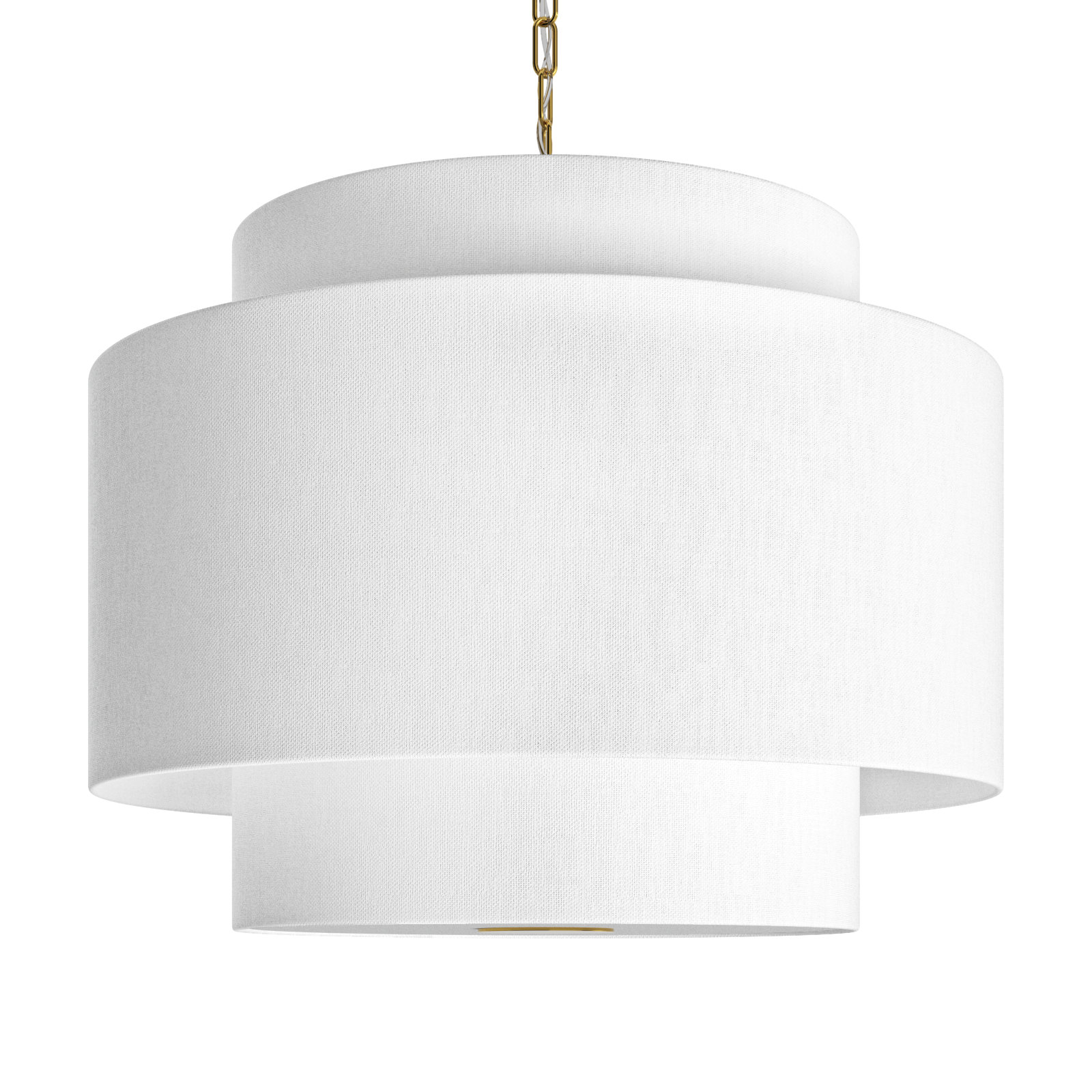 Tanyel 3-Light Chandelier, Burnished Brass