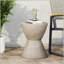 Table d'appoint d'extérieur MGO, gris clair