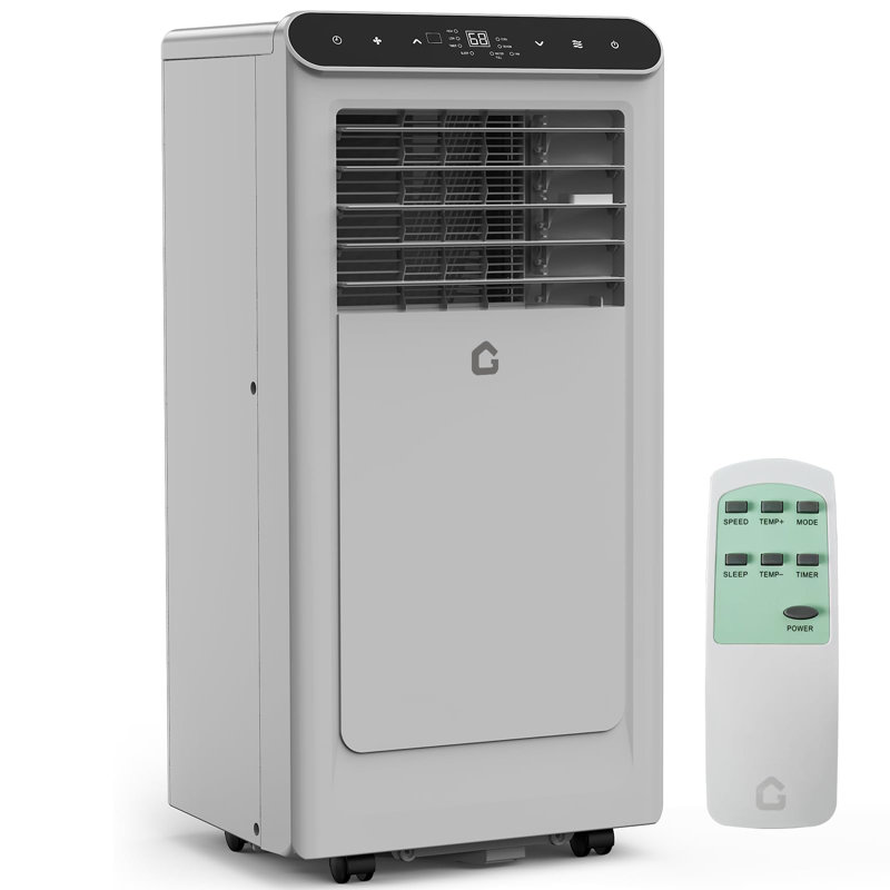 Climatiseur portatif 8 000 BTU climatiseur portatif 3-en-1 350 pi2 avec télécommande 24H Mode veille