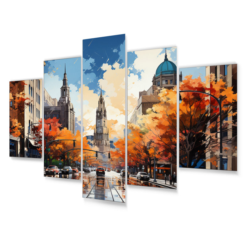Ensemble de 5 décorations murales