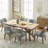Upholstered Dining Side Chairs Set of 4-705286543