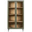 Glass Display Cabinet TINGLEDALE 80 cm Green