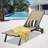 Pryer Outdoor Metal Chaise Lounge-1928109653