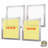 Screen Printing Kit, Aluminum Silk Screen Printing Frames, 20inch Silk Screen Printing Frame with 355 Count Mesh, High Tension Nylon Mesh and Sealing Tape for T-shirts DIY Printing-198162652-198162653