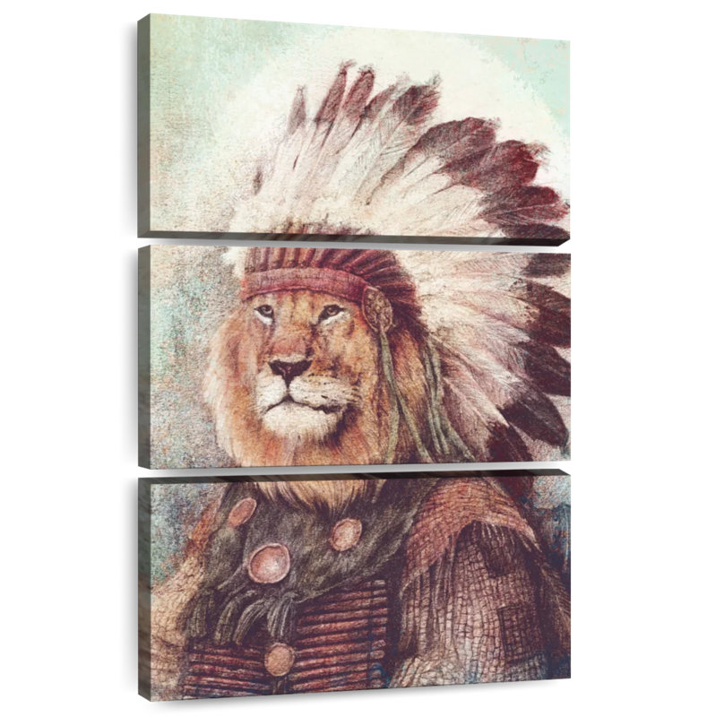 Chief I, 38" H x 24" W