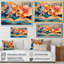 Hibisuc tropical dans une symphonie côtière I - Hibiscus, art mural-655438528-655438530-655438533