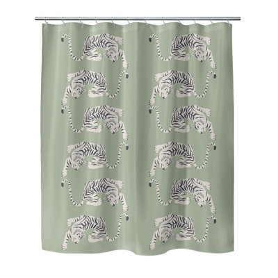 Hey Tiger Ultra-Thin Lightweight Shower Curtain