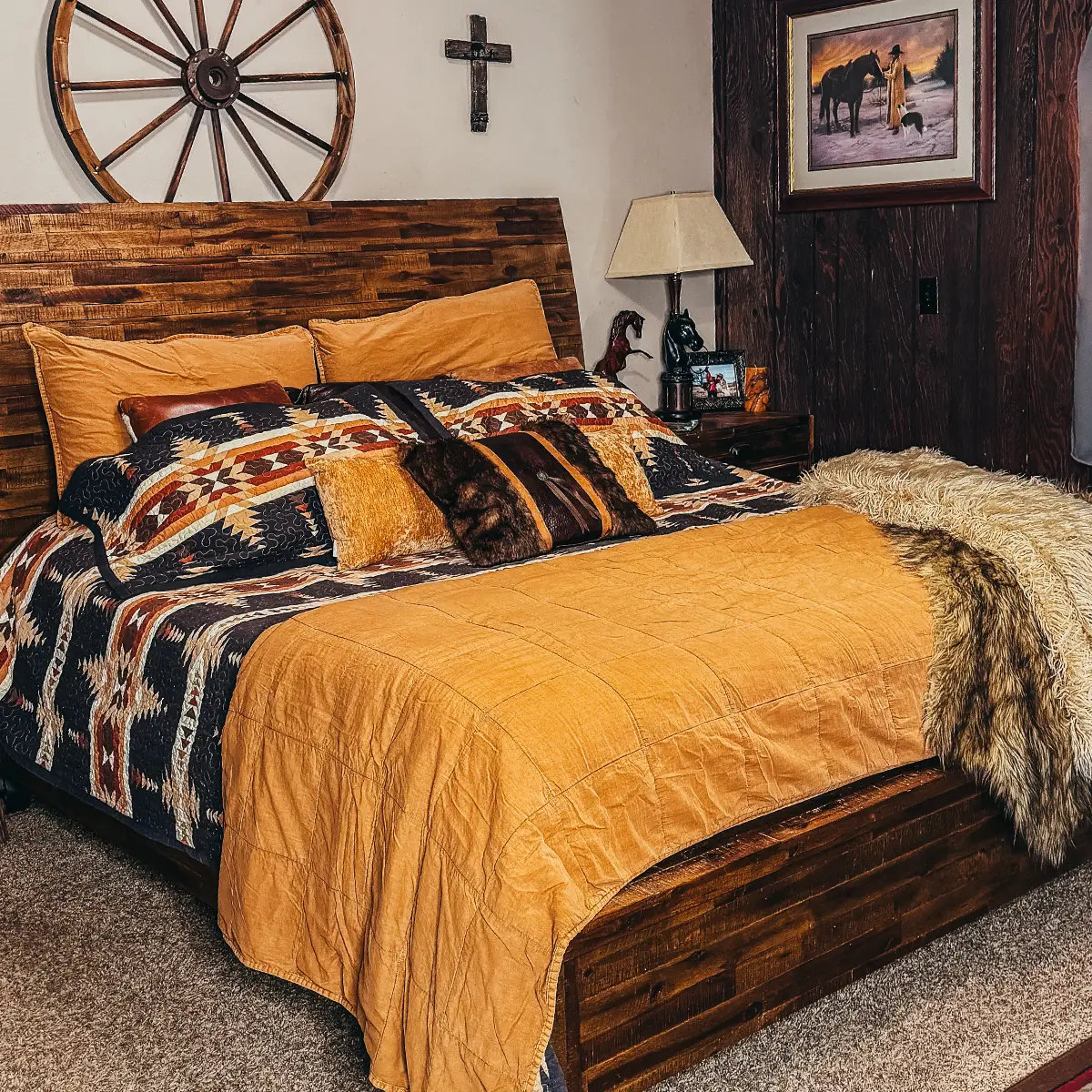 Cotton Canvas Stonewashed Coverlet Set, Terracotta, King Coverlet + 2 King Shams