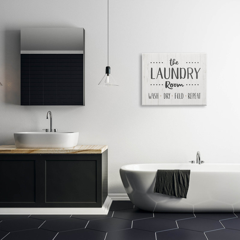 "Laundry Room Wash", L 30 po x H 24 po