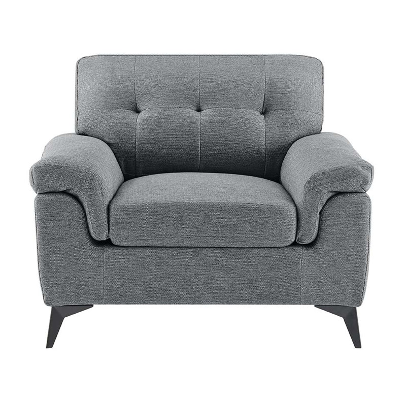 Kalyvakia Upholstered Armchair, Grey