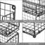 Panier de rangement empilable en métal à 3 niveaux pour comptoir et support mural pour armoire de cuisine, organisateur de bac ouvert avant multifonctionnel, noir