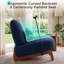 Fauteuil d'appoint rembourré Brayton 29 po avec base luge (ensemble de 2)-1747567691
