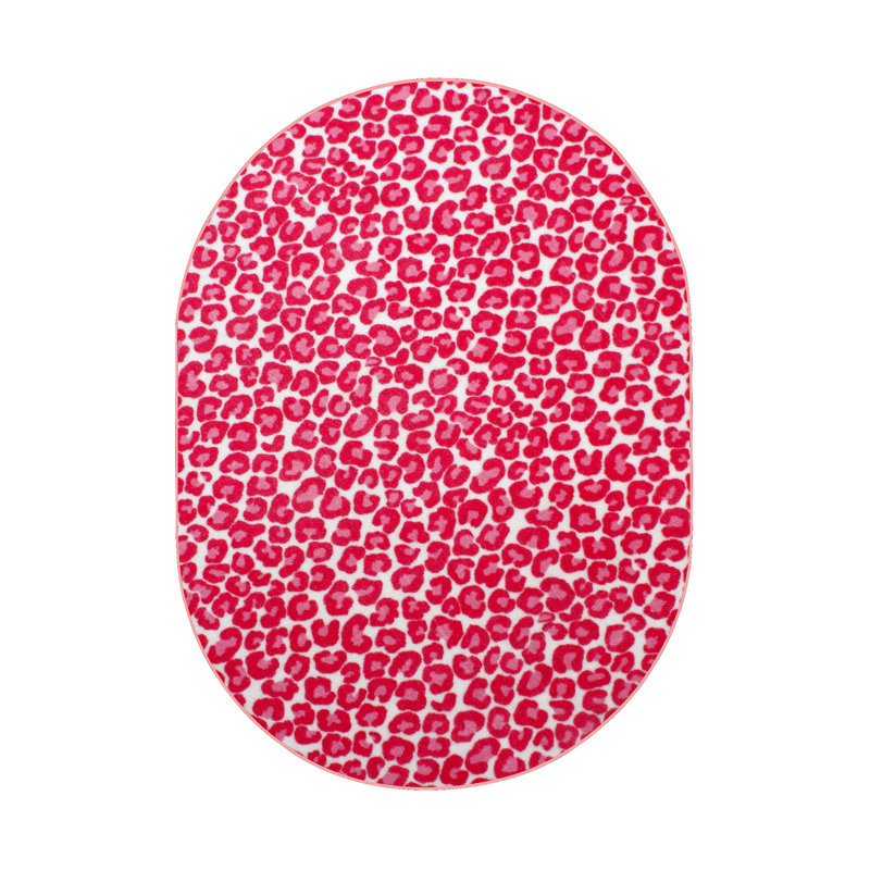 Gudelia Animal Print Indoor Rug, Oval 9' x 12'