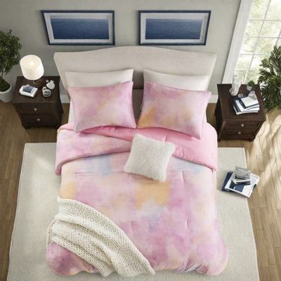 Dreamy Bedding Sets, Polyester Full Queen, Modern Tie Dye for Home