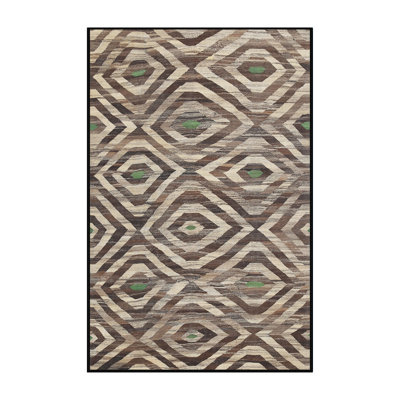 Tapis contemporain gris