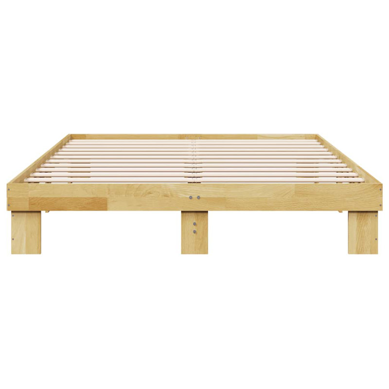 Solid Wood Bed, Double (4'6)