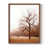 Cadre photo brun simple sélectionné