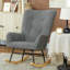 Teddy Velvet Rocking Chair