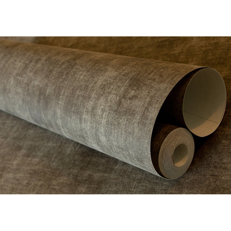 Tropical Collection Tuvalu Inspired 33-L x 21-W Wallpaper Roll, Walnut