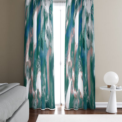 Semi Sheer Curtain Panel Pair