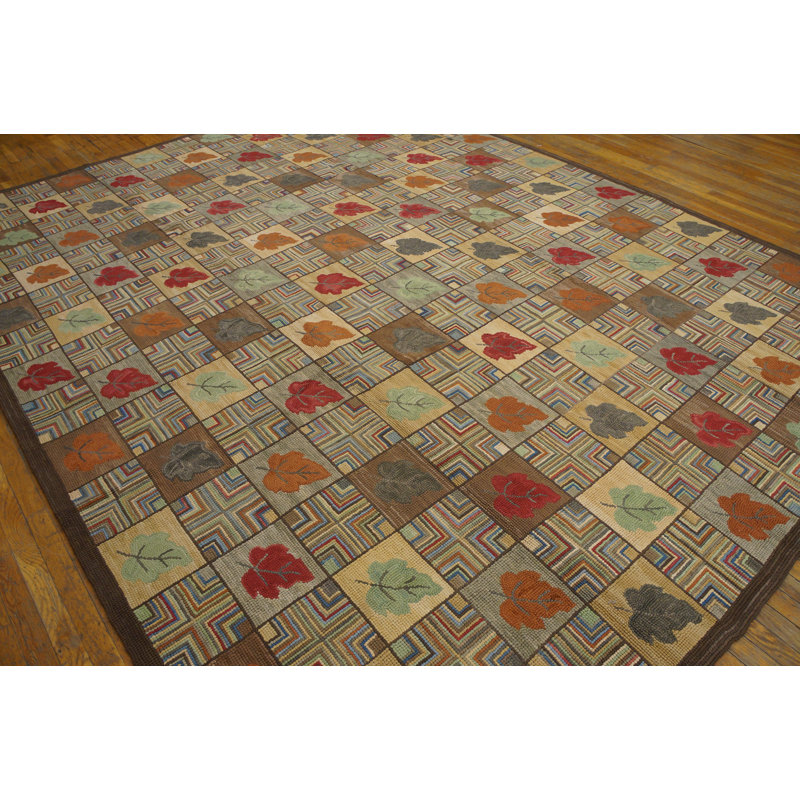 Hand Hooked Wool Area Rug