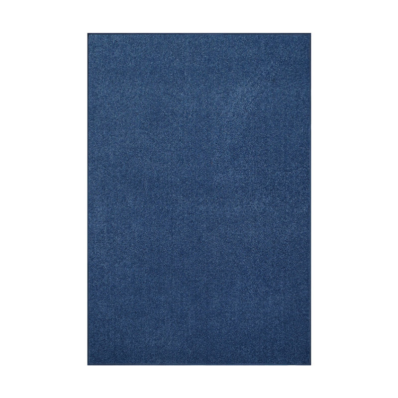 Modern Plush Pet and Kids Friendly Solid Color Area Rugs, Stain & Fade Resistance, Bedroom, Playroom and Kidsroom, Event, Wedding, Perfect for Living Room, Dining Room, Royal Blue Melgar Rug