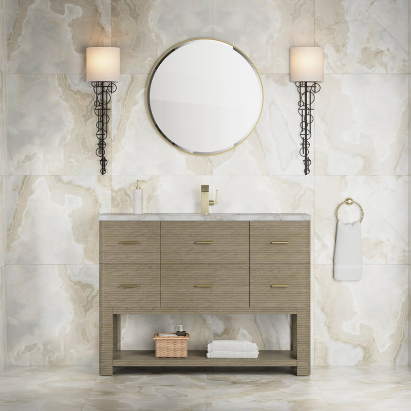 Lucian 48'' W Single Bathroom Vanity Base