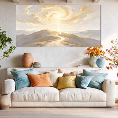 Light of Psalm Subtle Religious Wall Art, Neutral Christian Wall Decor for Living Room or Bedroom, Serene Artwork with Wooden Inner Frame, Ready to Hang Above Sofa or Bed, 16×32 inches