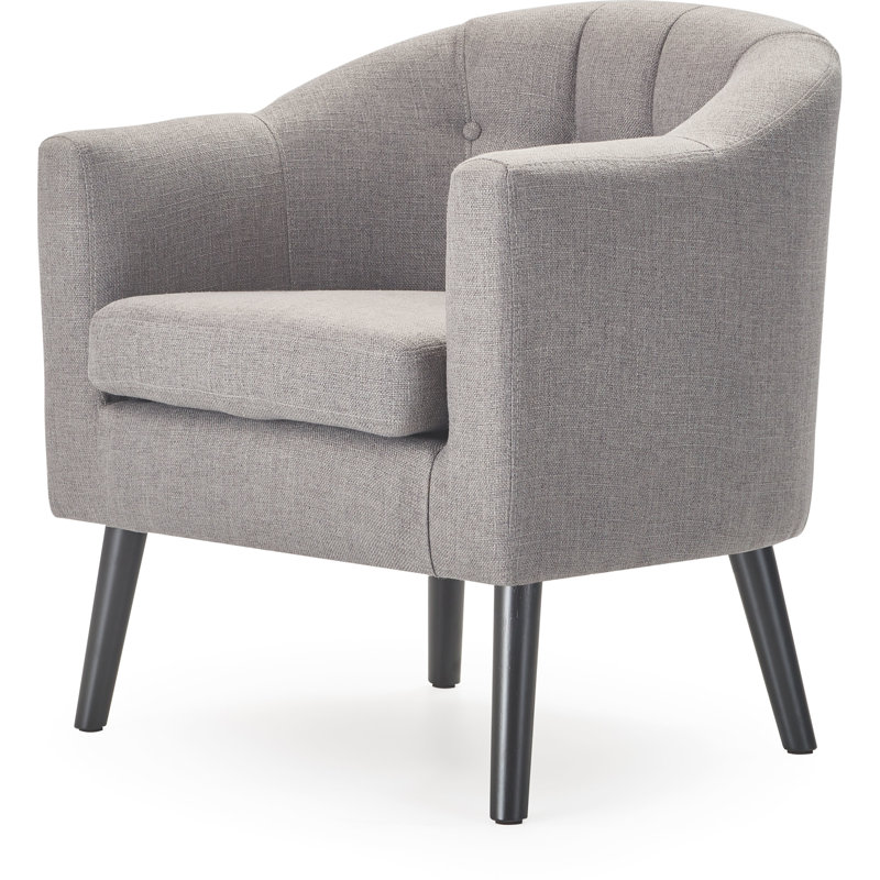 Fauteuil d'appoint 27,5 po Adore, Gris