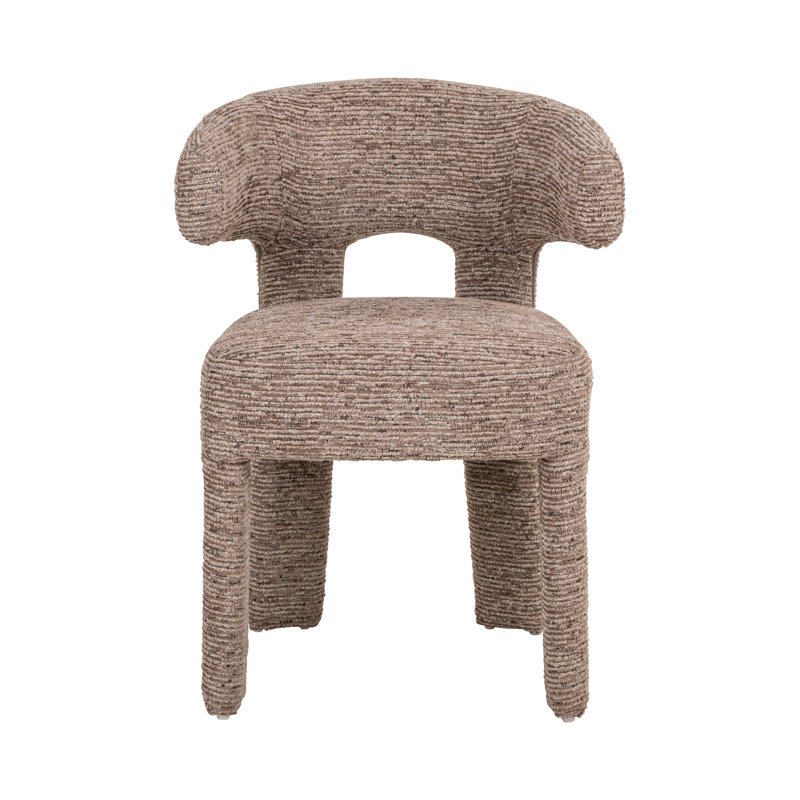 Nerio Upholstered Arm Chair, Brown