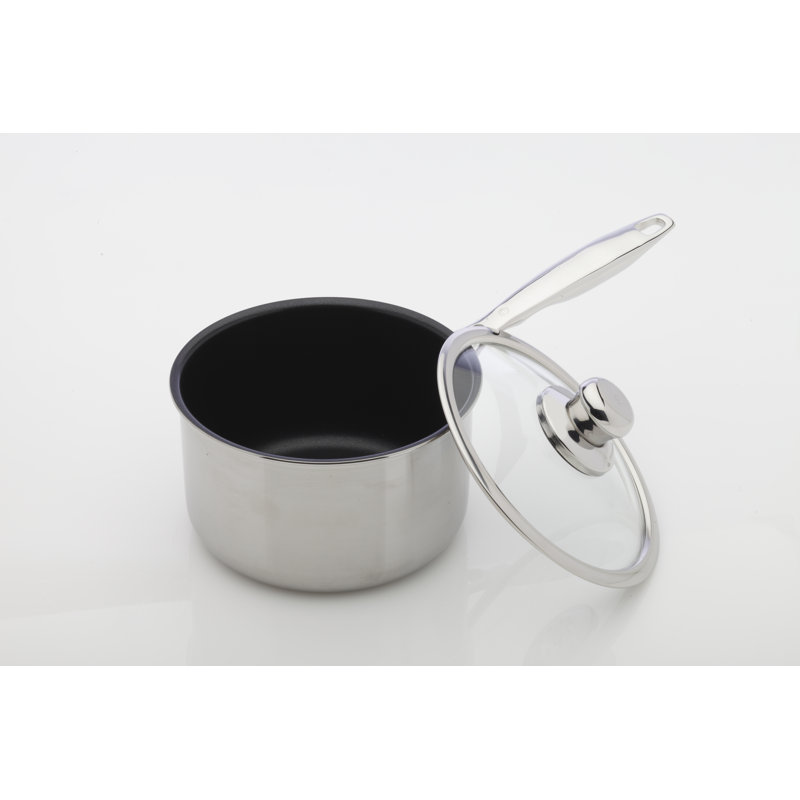 Swiss Diamond Prestige Saucepan with Lid, 2.9 Qt