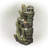 Cascading Stone Tower Water Fountain With LED Lights, 39", Gray