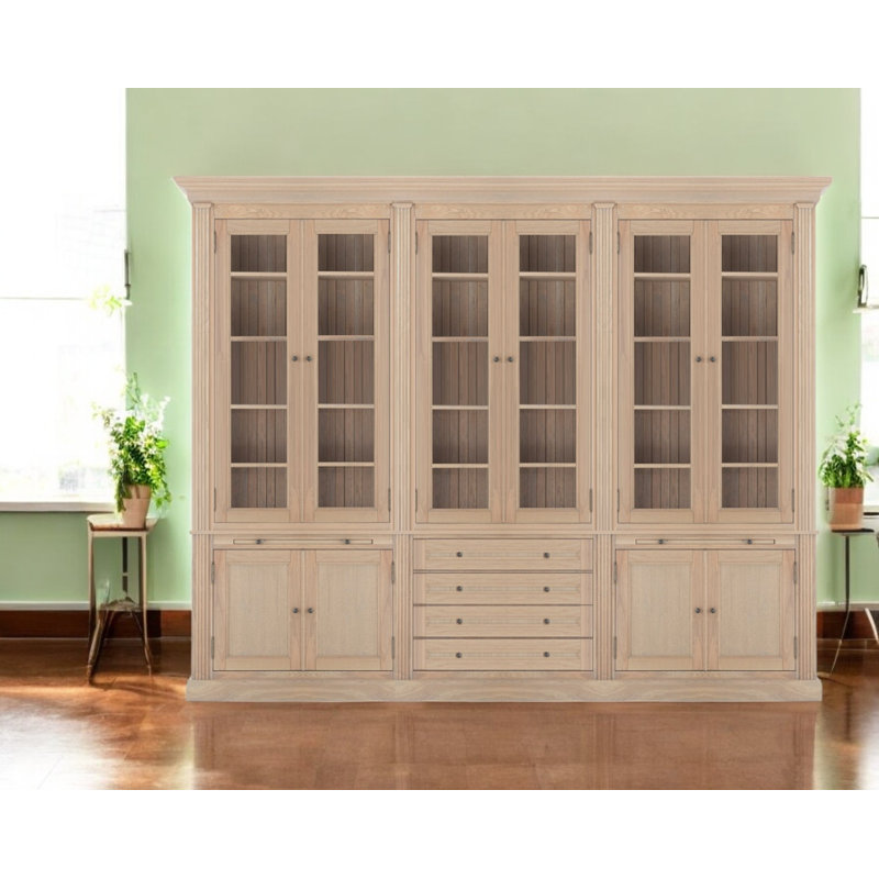Boyette 240cm H x 300cm W Library Bookcase