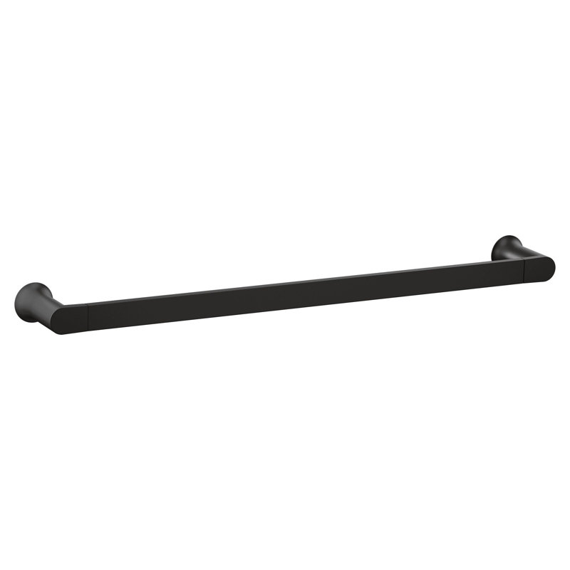 Moen Genta LX 24 in. Wall Mounted Towel Bar, Matte Black