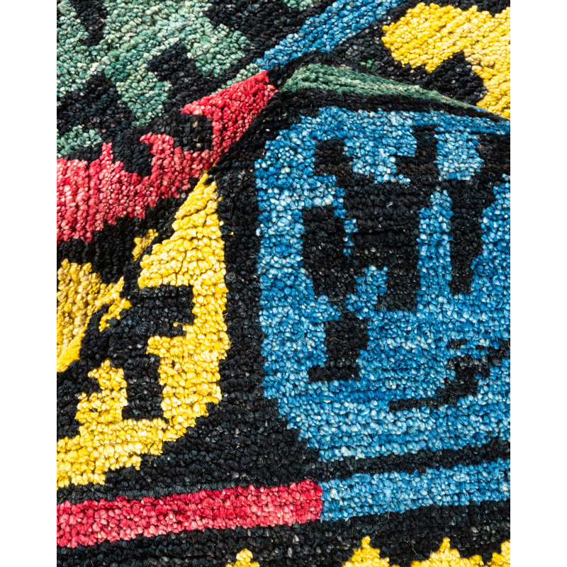 Contemporary One-of-a-Kind 8' 2" X 9' 10" Hand Knotted Area Rug