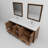Ziva 80 in W x 22 in D Double Bath Vanity, White Top, 30 in Mirrors and Chrome Faucet Set-87293380-113107683