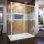  Ensemble de douche pivotante semi-sans cadre en chrome DreamLine Flex P 34 1/2 po x l 56 7/16 - 60 7/16 po x H 72 po