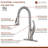 Mondawe Pull Down Kitchen Faucet-72651125
