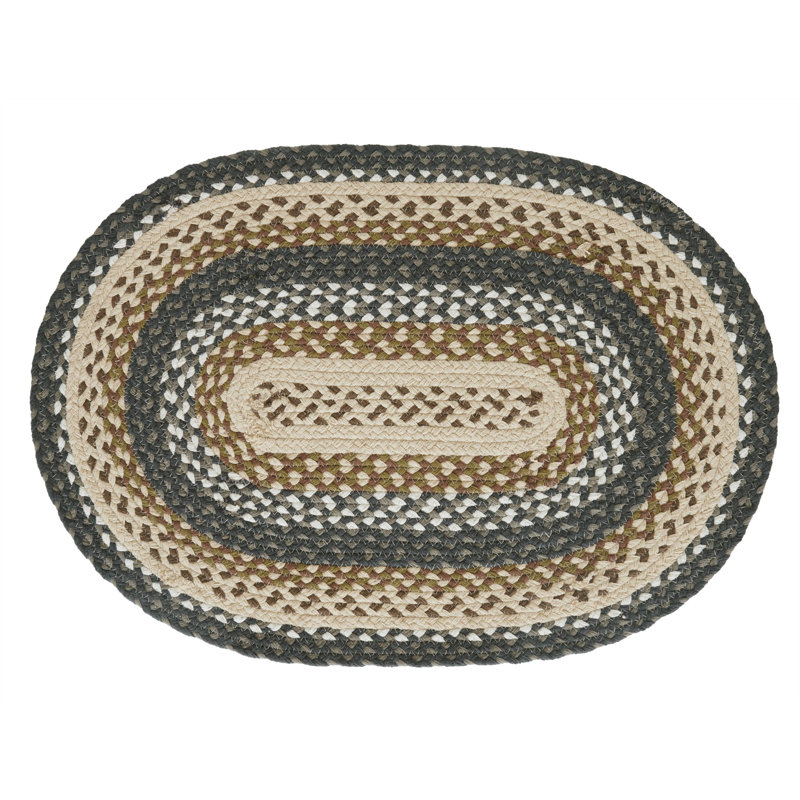 Tapis Cannyn, Brun / beige / gris / vert / crème