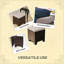 Ensemble de 2 cubes de repose-pieds d'extérieur-1634659257