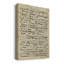Vellum Songbook II - Toile tendue, art textuel-758911936