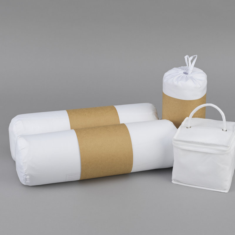 Ensemble de literie complet, Ensemble de draps pour lit double + 6 pièces supp, Blanc