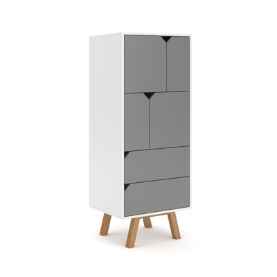 Jedidiah 57 cm W Chest of 2 Drawers