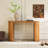 Modern Solid Wood 48" Console Table With Column Legs And Storage-1059887962
