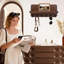 Wood Wall Organizer with Key Hooks-1755951937