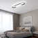 Hemion 27.7" Dimmable LED Flush Mount Lighting with Remote Control and APP