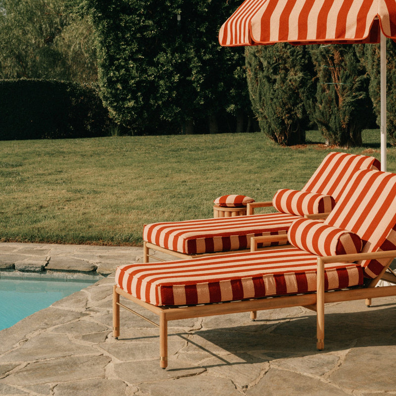 Wes Outdoor Chaise Lounge