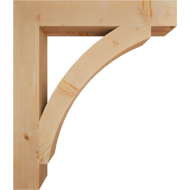 Support l 5 po x P 38 po x H 44 po Thorton bloc lisse, sapin Douglas, H 44 po x l 6 po x P 38 po, Douglas (lisse)