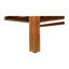 Chaises longues confort pour le patio, osier en bois d'acacia, extérieur rustique moderne