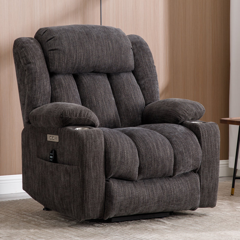 Biggins Power Massage Lift Recliner Chair, Gray